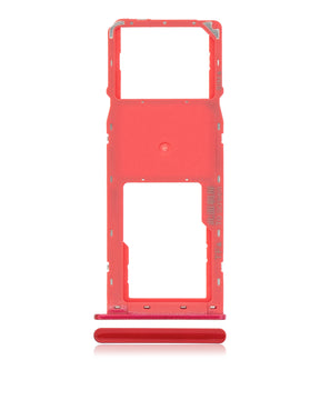 Single Sim Card Tray Compatible For Samsung Galaxy A10S (A107 / 2019) / A20S (A207 / 2019) (Red)