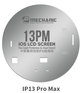 Screen Cable IC Protection Stencil Compatible For iPhone 11 To 13 Pro Max (Mechanic)