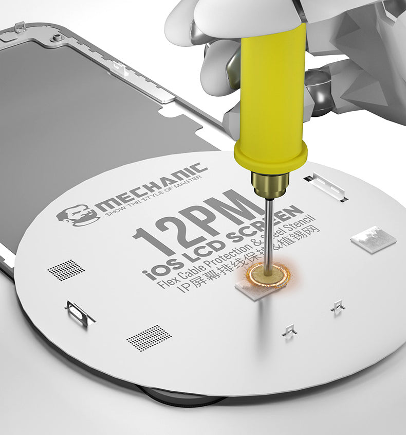 Screen Cable IC Protection Stencil Compatible For iPhone 11 To 13 Pro Max (Mechanic)