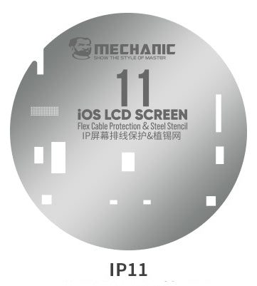 Screen Cable IC Protection Stencil Compatible For iPhone 11 To 13 Pro Max (Mechanic)