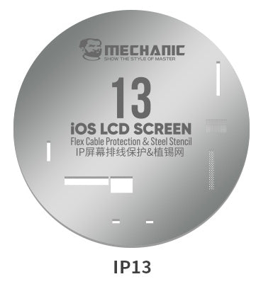Screen Cable IC Protection Stencil Compatible For iPhone 11 To 13 Pro Max (Mechanic)