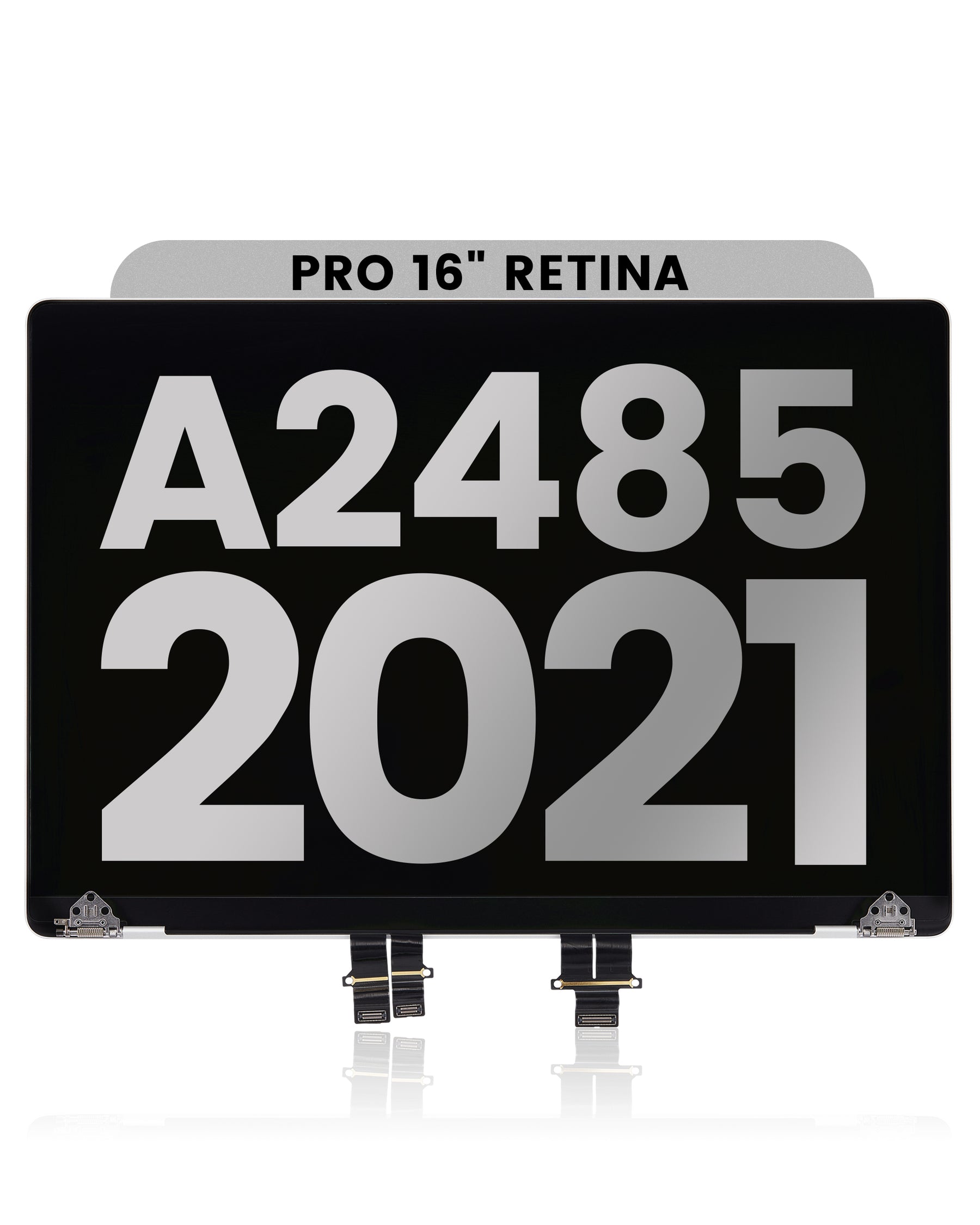 Original LCD Display Assembly for MacBook Pro 16" (A2485, Late 2021; A2780 & A2991, Late 2023) – OEM Pull, Grade A, Silver