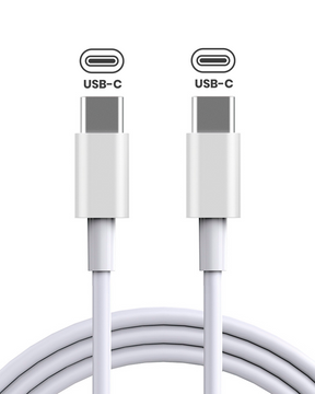 Thunderbolt 3 USB-C To USB-C Cable (1ft.) Compatible For MacBook / IMac / Mac (OEM Pull Grade: A)