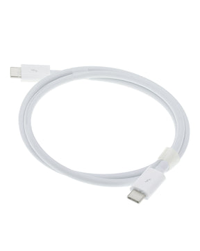 Thunderbolt 3 USB-C To USB-C Cable (1ft.) Compatible For MacBook / IMac / Mac (OEM Pull Grade: A)