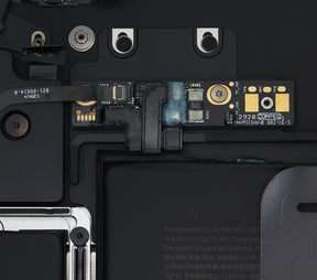 Top Case Assembly With Battery And Keyboard Compatible For MacBook Pro 13" (A2338 / Late 2020) (Silver) (UK Keyboard)