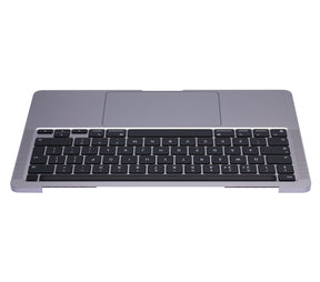 Top Case Assembly With Battery And Keyboard Compatible For MacBook Pro 13" (A2338 / Late 2020) (Space Gray) (UK Keyboard)