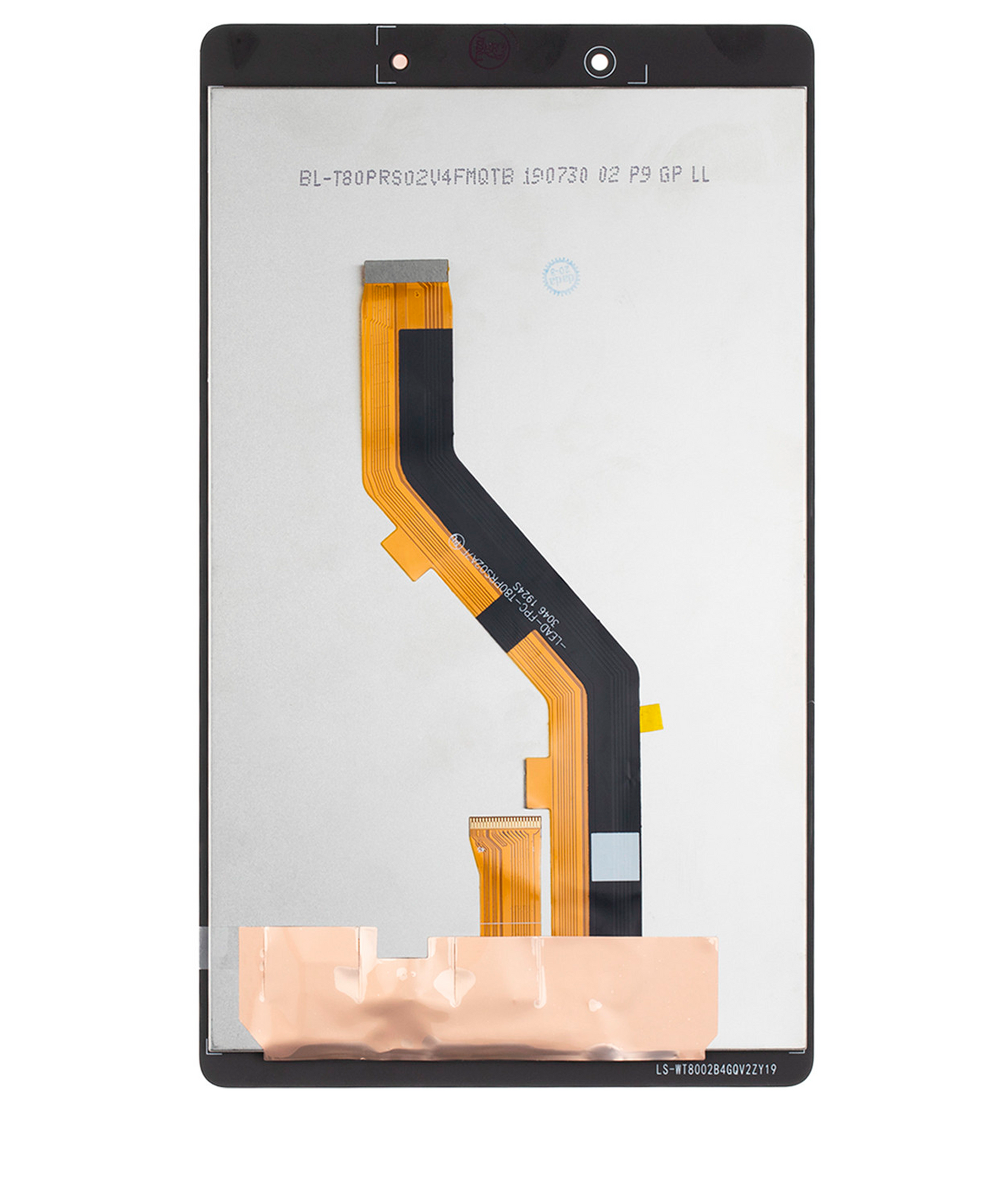 Replacement LCD Assembly With Frame Compatible For Samsung Galaxy Tab A 8.0" (2019) (T290) (WiFi Version) (Refurbished) (Black)
