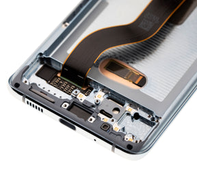 Replacement OLED Assembly With Frame Compatible For Samsung Galaxy S20 Plus 5G (Service Pack) (Cloud Blue)