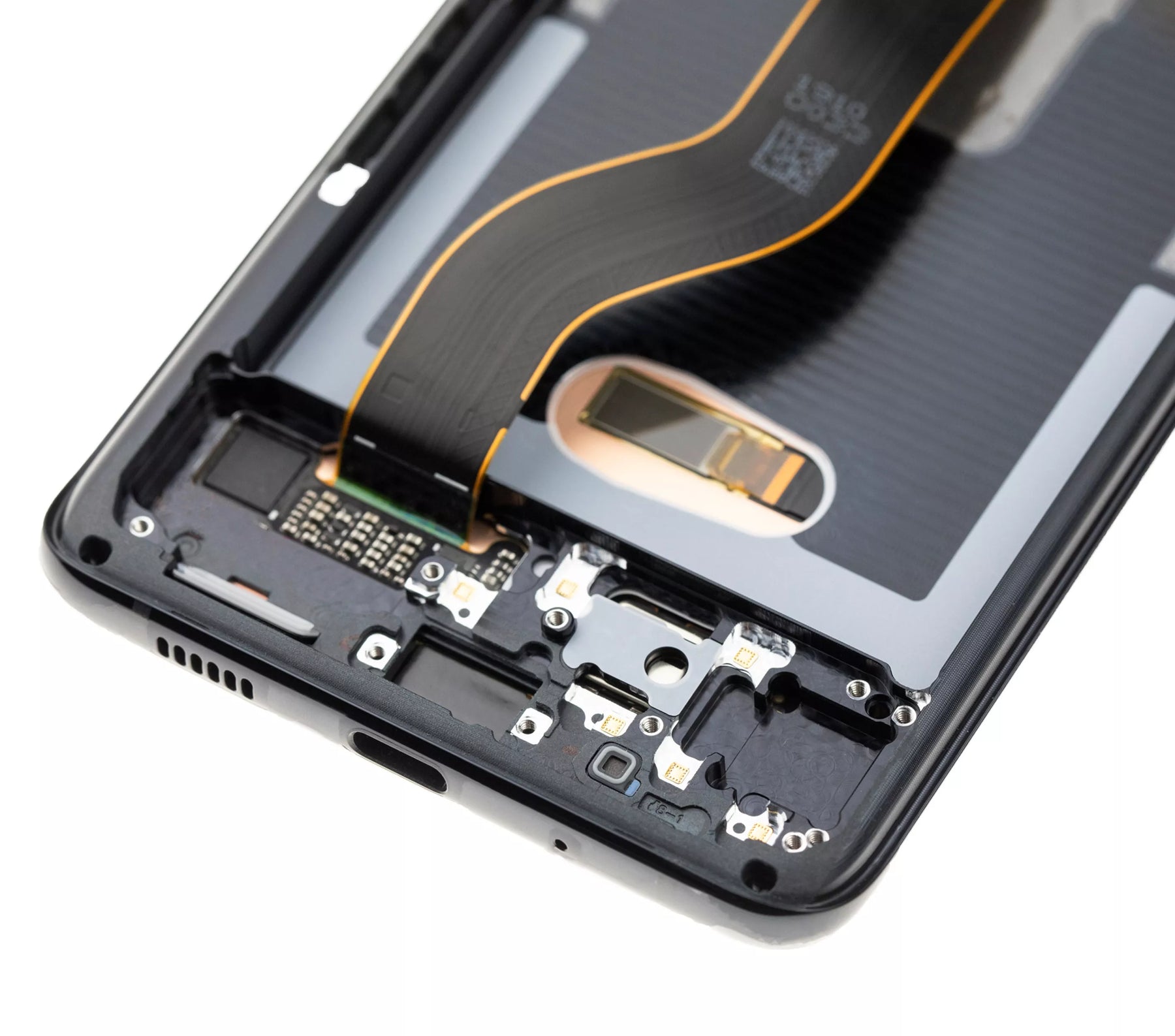 OLED Assembly With Frame Compatible For Samsung Galaxy S20 Plus 5G  Replacement (Service Pack) (Cosmic Black)