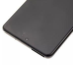 OLED Assembly With Frame Compatible For Samsung Galaxy S20 Plus 5G  Replacement (Service Pack) (Cosmic Black)