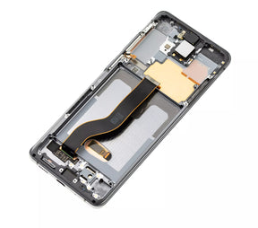 Replacement OLED Assembly With Frame Compatible For Samsung Galaxy S20 Plus 5G (Service Pack) (Cosmic Gray)