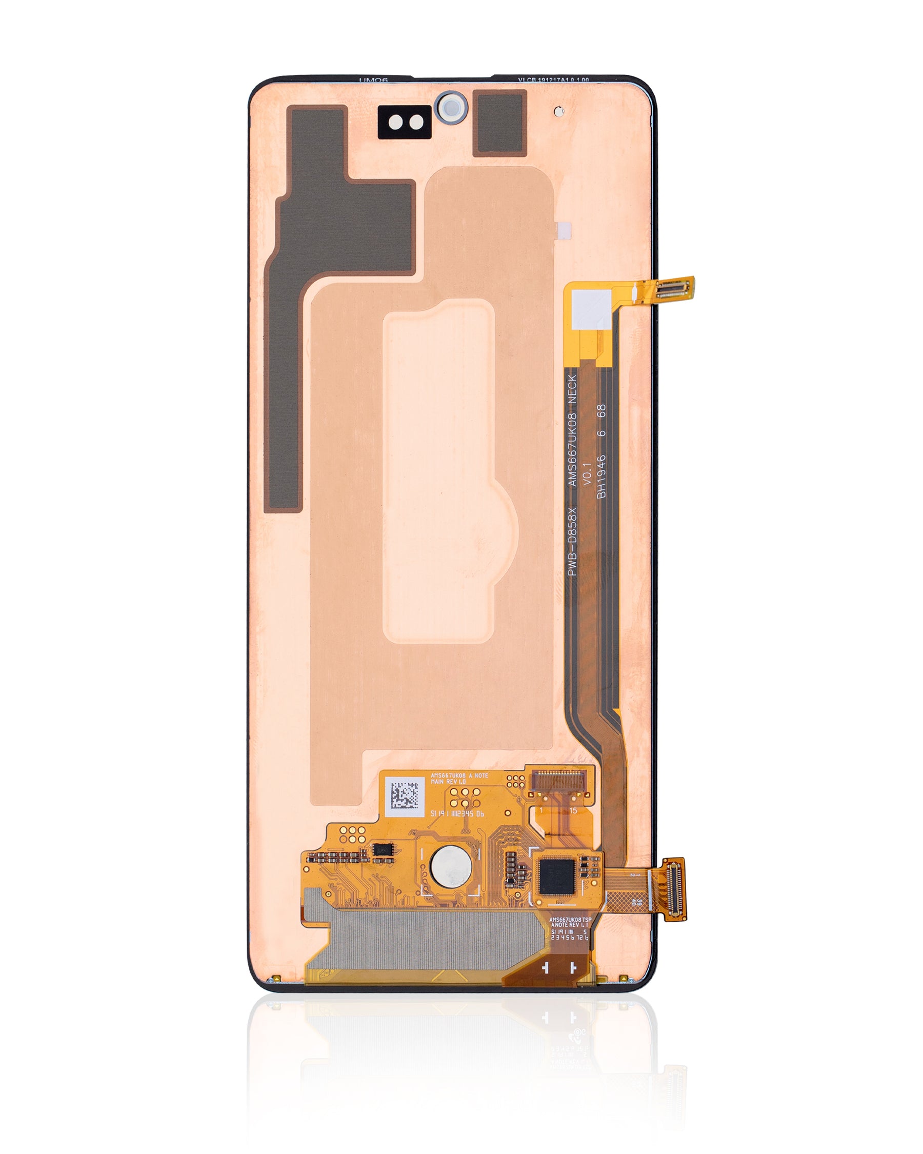 OLED Assembly Without Frame Compatible For Samsung Galaxy Note 10 Lite Replacement (Refurbished) (All Colors)