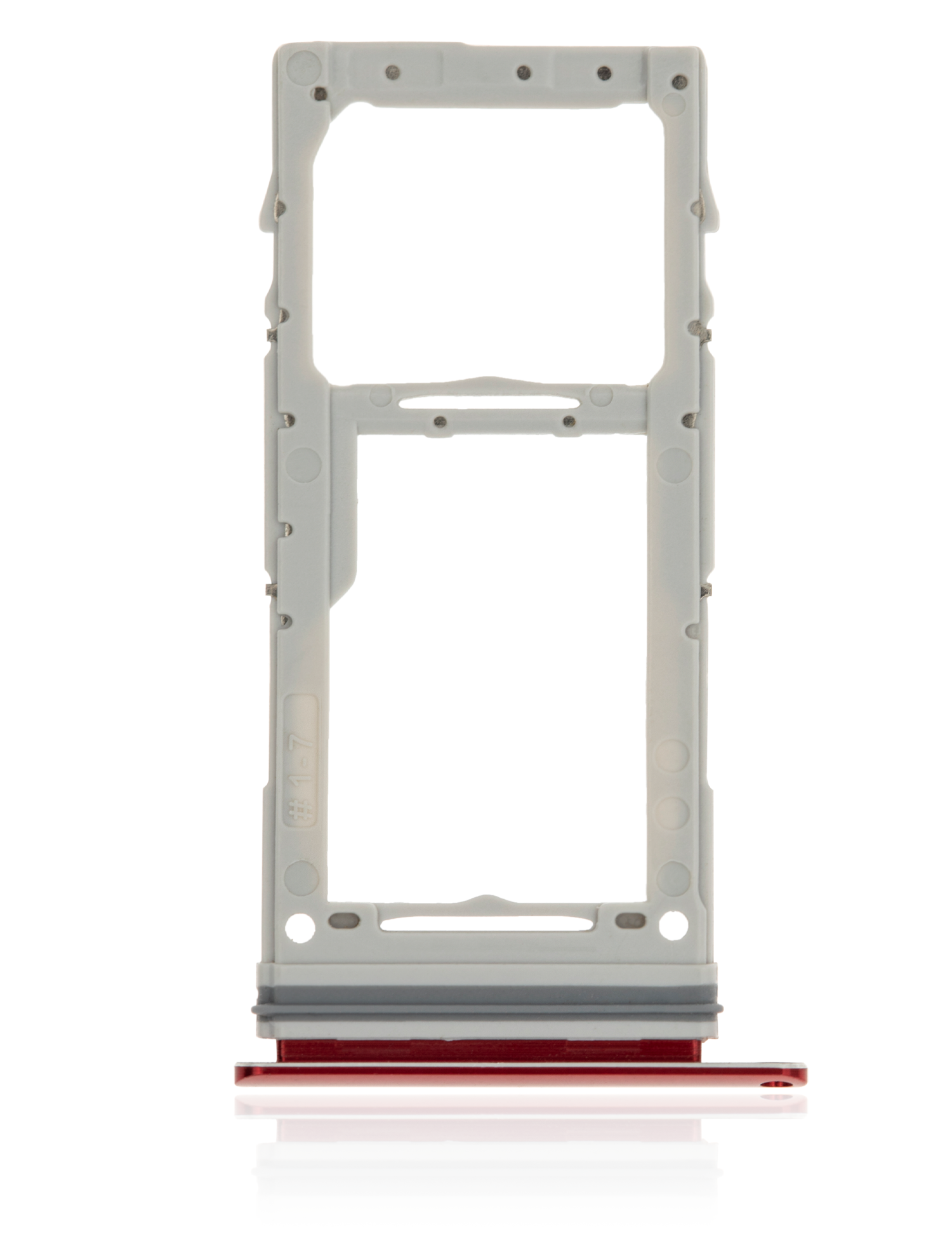 Replacement Dual Sim Card Tray Compatible For Samsung Galaxy Note 10 Lite (Aura Red)