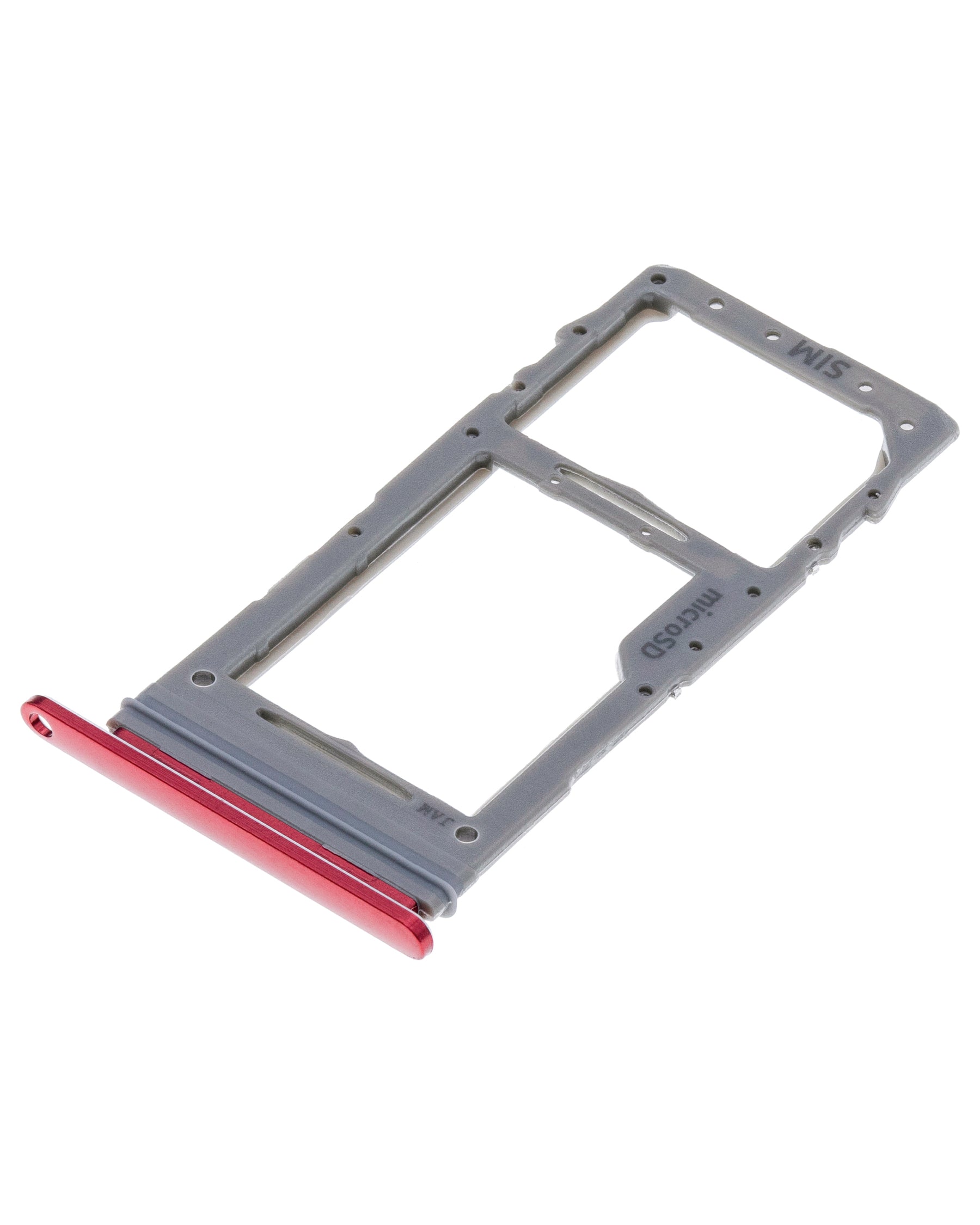 Single Sim Card Tray Compatible For Samsung Galaxy Note 10 Lite Replacement (Aura Red)