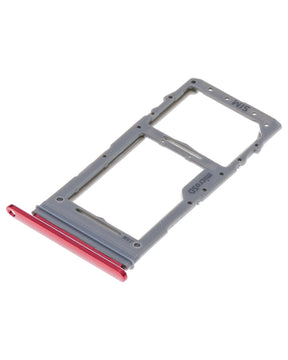 Single Sim Card Tray Compatible For Samsung Galaxy Note 10 Lite Replacement (Aura Red)