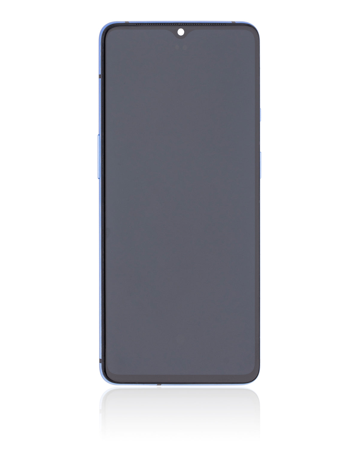 Replacement OLED Assembly With Frame Compatible For OnePlus 7T (Refurbished) (Glacier Blue)