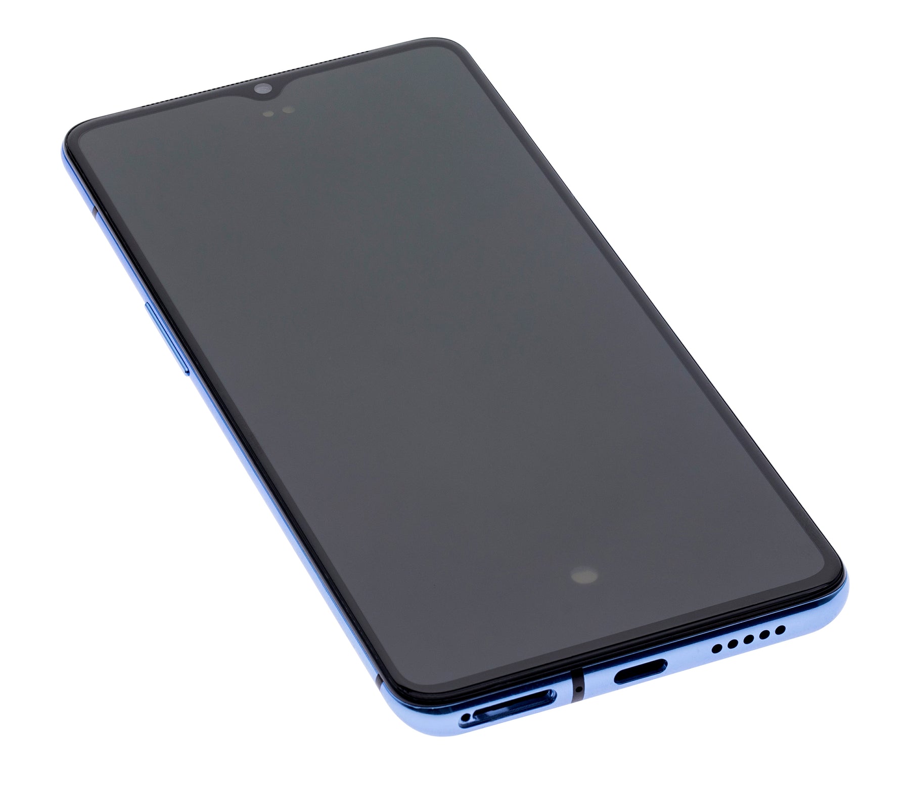 Replacement OLED Assembly With Frame Compatible For OnePlus 7T (Refurbished) (Glacier Blue)