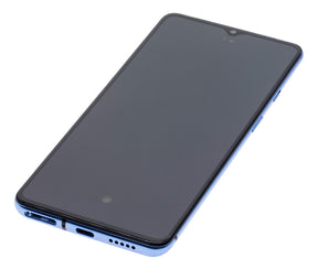 Replacement OLED Assembly With Frame Compatible For OnePlus 7T (Refurbished) (Glacier Blue)
