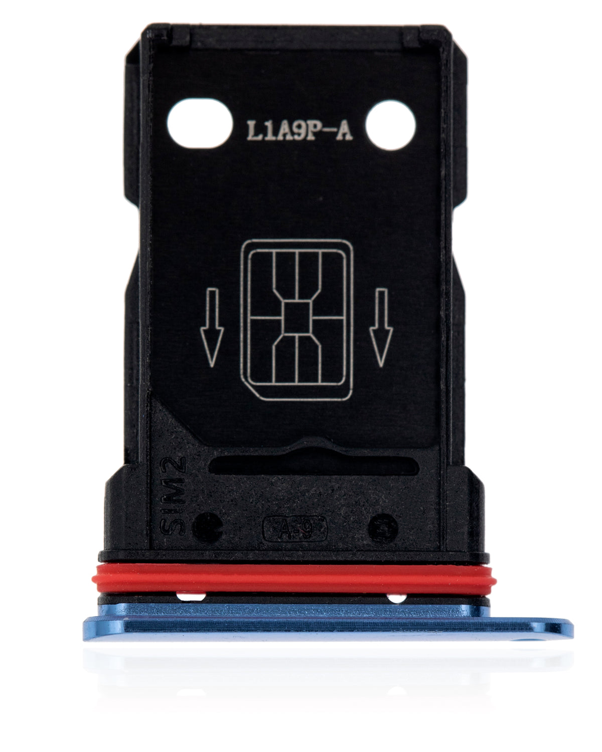 Replacement Dual Sim Card Tray Compatible For OnePlus 7T (Glacier Blue)