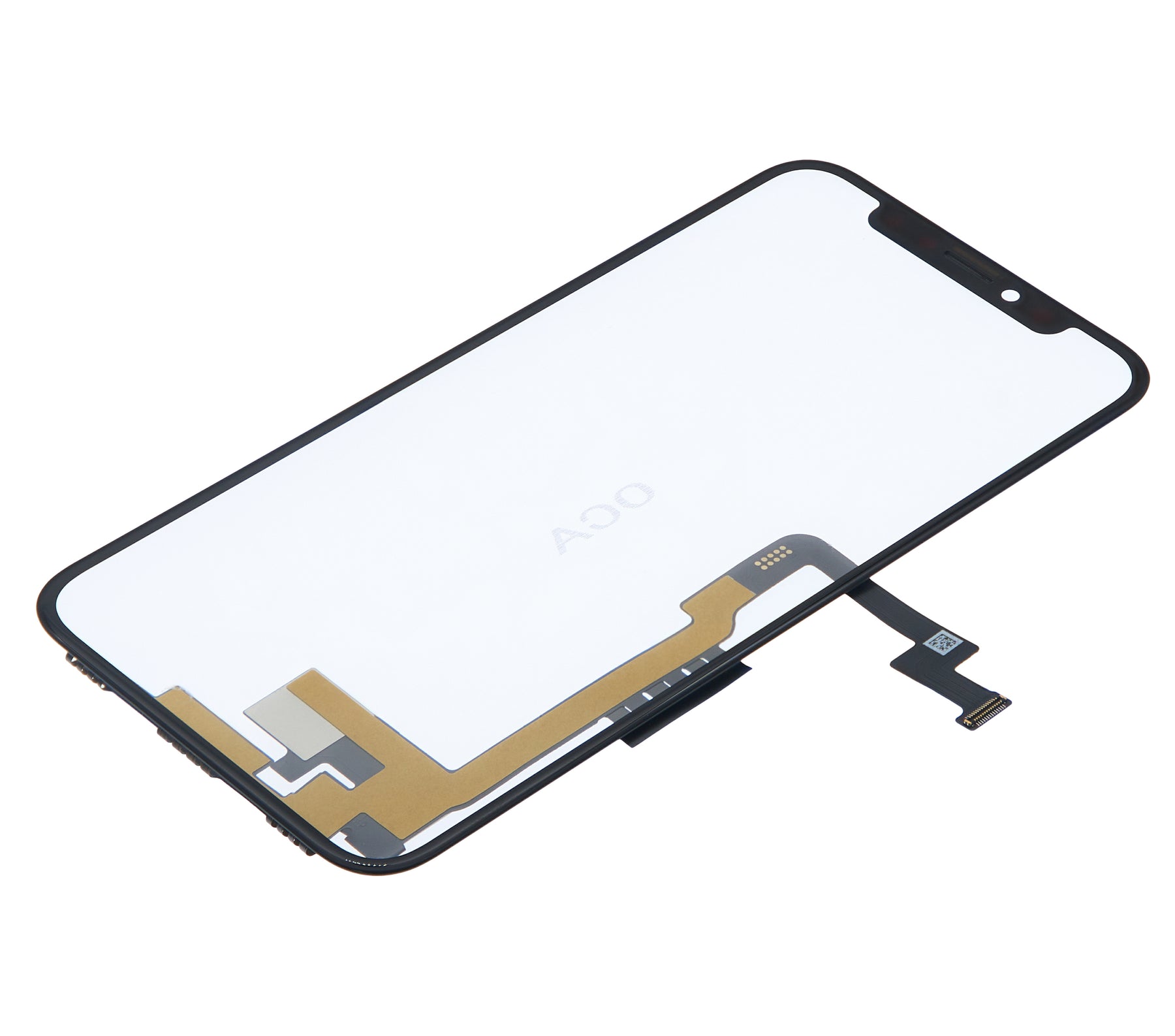 4 in 1 Long Flex (Digitizer Touch With Glass + OCA + Frame Pre-installed) Compatible For iPhone X (OCA Master)