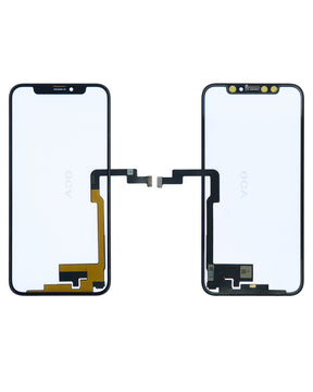 4 in 1 Long Flex (Digitizer Touch With Glass + OCA + Frame Pre-installed) Compatible For iPhone XS (OCA Master)