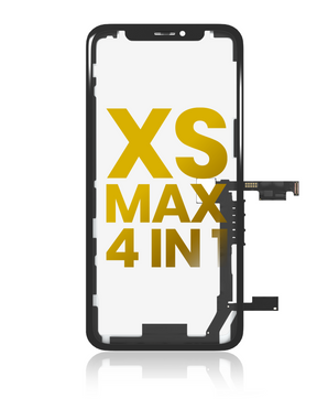 4 in 1 Long Flex (Digitizer Touch With Glass + OCA + Frame Pre-installed) Compatible For iPhone XS Max (OCA Master)