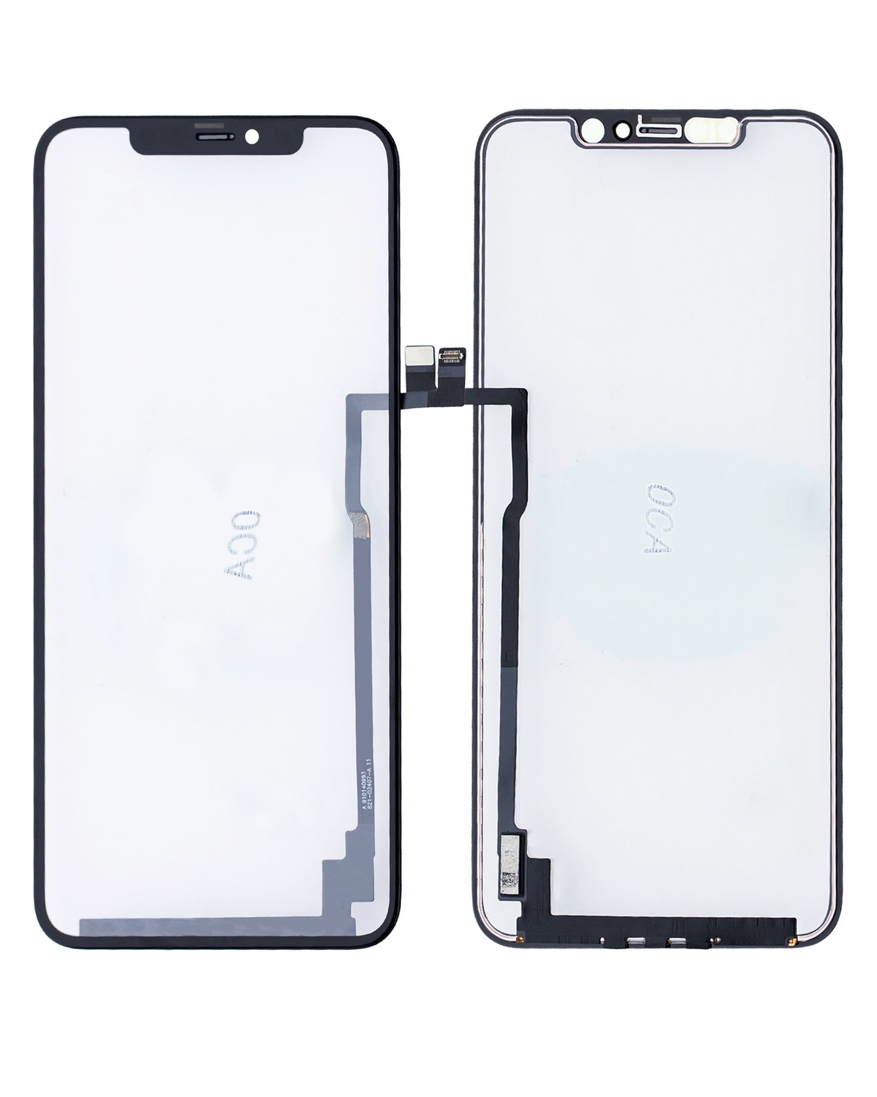 4 in 1 Long Flex (Digitizer Touch With Glass + OCA + Frame Pre-installed) Compatible For iPhone 11 Pro Max (OCA Master)