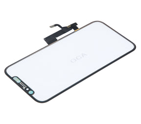 4 in 1 Short Flex (Digitizer Touch With Glass + OCA + Frame Pre-installed) Compatible For iPhone 12 / 12 Pro (OCA Master)