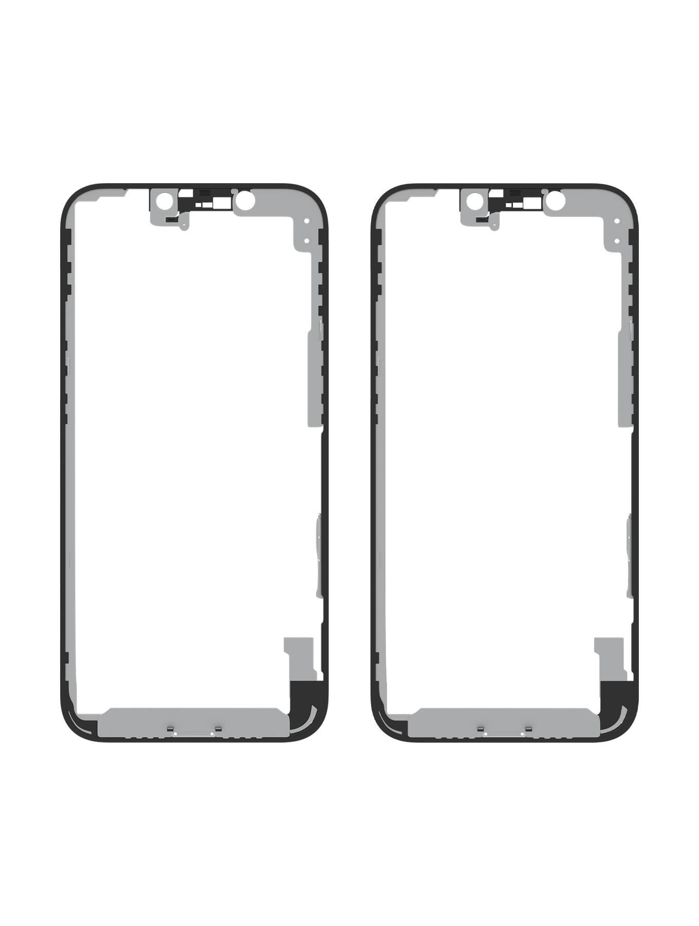 Frame Only Compatible For iPhone 12 Mini (5 Pack) (OCA Master)