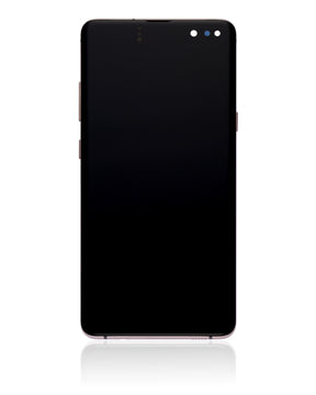 OLED Assembly With Frame Compatible For Samsung Galaxy S10 5G  Replacement (Refurbished) (Royal Gold)