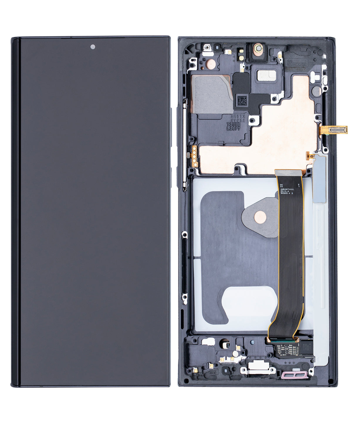 Replacement OLED Assembly With Frame Compatible For Samsung Galaxy Note 20 Ultra 5G (Refurbished) (Mystic White)