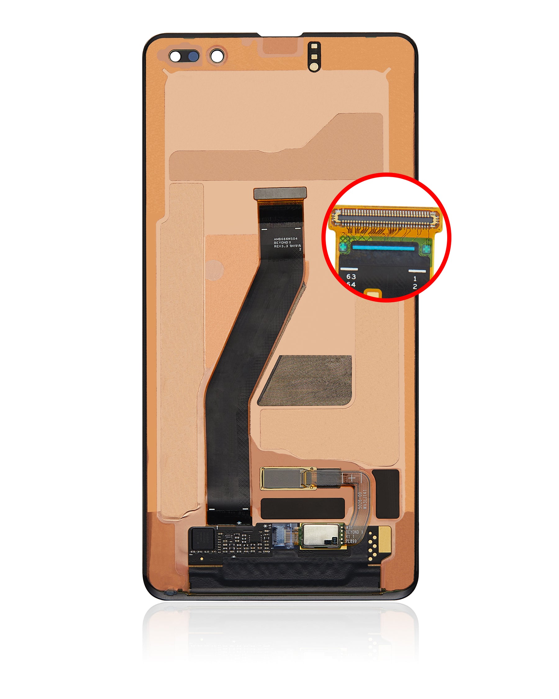 Replacement OLED Assembly Without Frame Compatible For Samsung Galaxy S10 5G (Refurbished) (All Colors)
