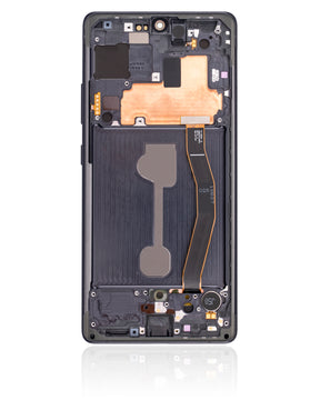 OLED Assembly With Frame Compatible For Samsung Galaxy S10 Lite Replacement  (Service Pack) (Prism Black)