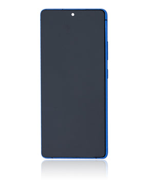 OLED Assembly With Frame Compatible For Samsung Galaxy S10 Lite  Replacement (Service Pack) (Prism Blue)