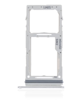 Dual Sim Card Tray Compatible For Samsung Galaxy S10 Lite Replacement by Macfactory.Store(Prism White)