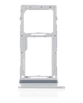 Dual Sim Card Tray Compatible For Samsung Galaxy S10 Lite Replacement by Macfactory.Store(Prism White)
