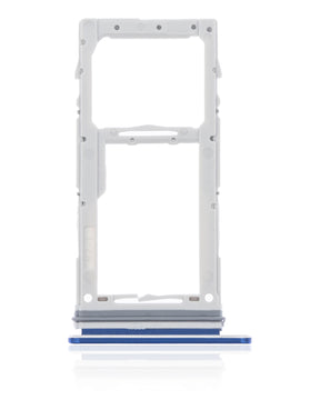 Dual Sim Card Tray Compatible For Samsung Galaxy S10 Lite Replacement (Prism Blue)