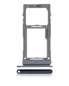 Single Sim Card Tray Compatible For Samsung Galaxy S10 Lite Replacement by Macfactory.Store (Prism Black)