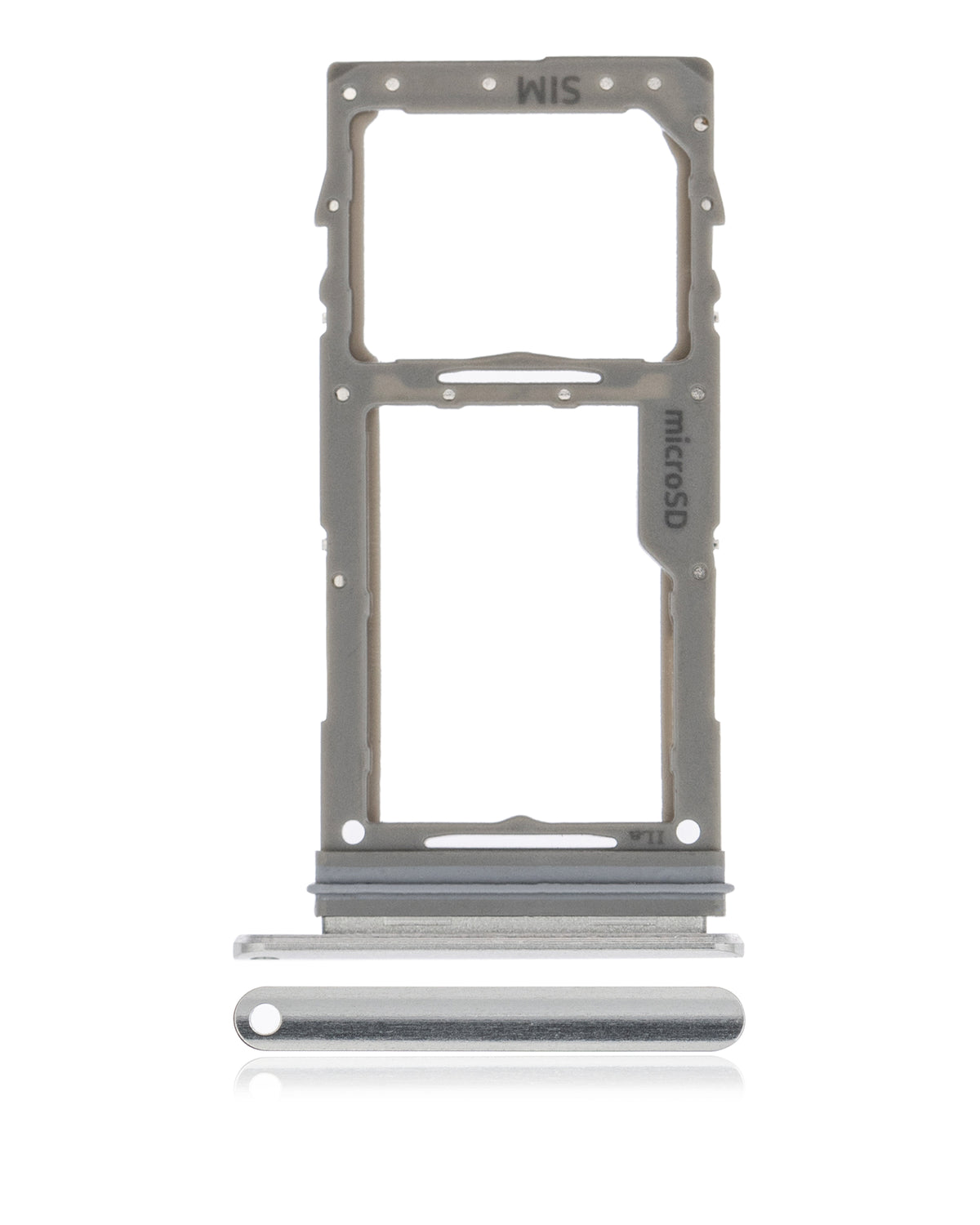 Replacement Single Sim Card Tray Compatible For Samsung Galaxy S10 Lite (Prism White)