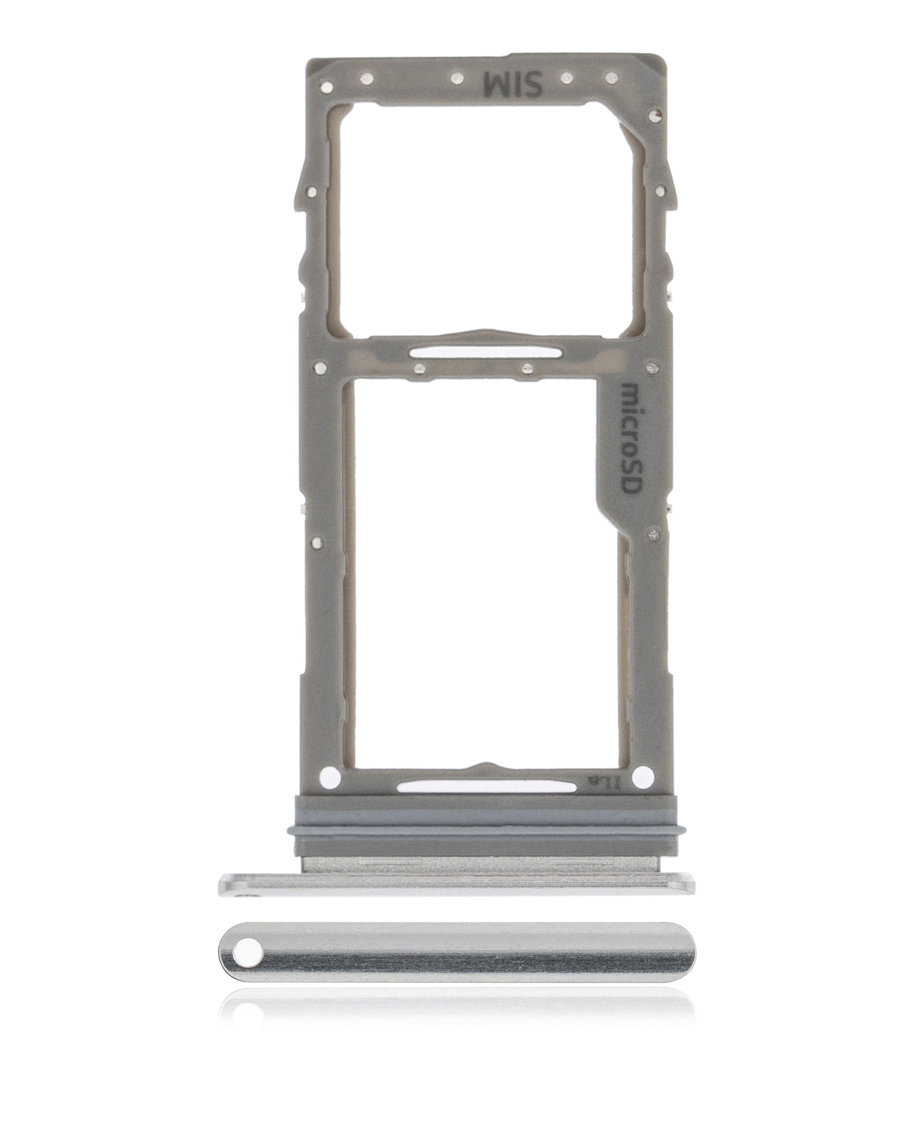 Replacement Single Sim Card Tray Compatible For Samsung Galaxy S10 Lite (Prism White)