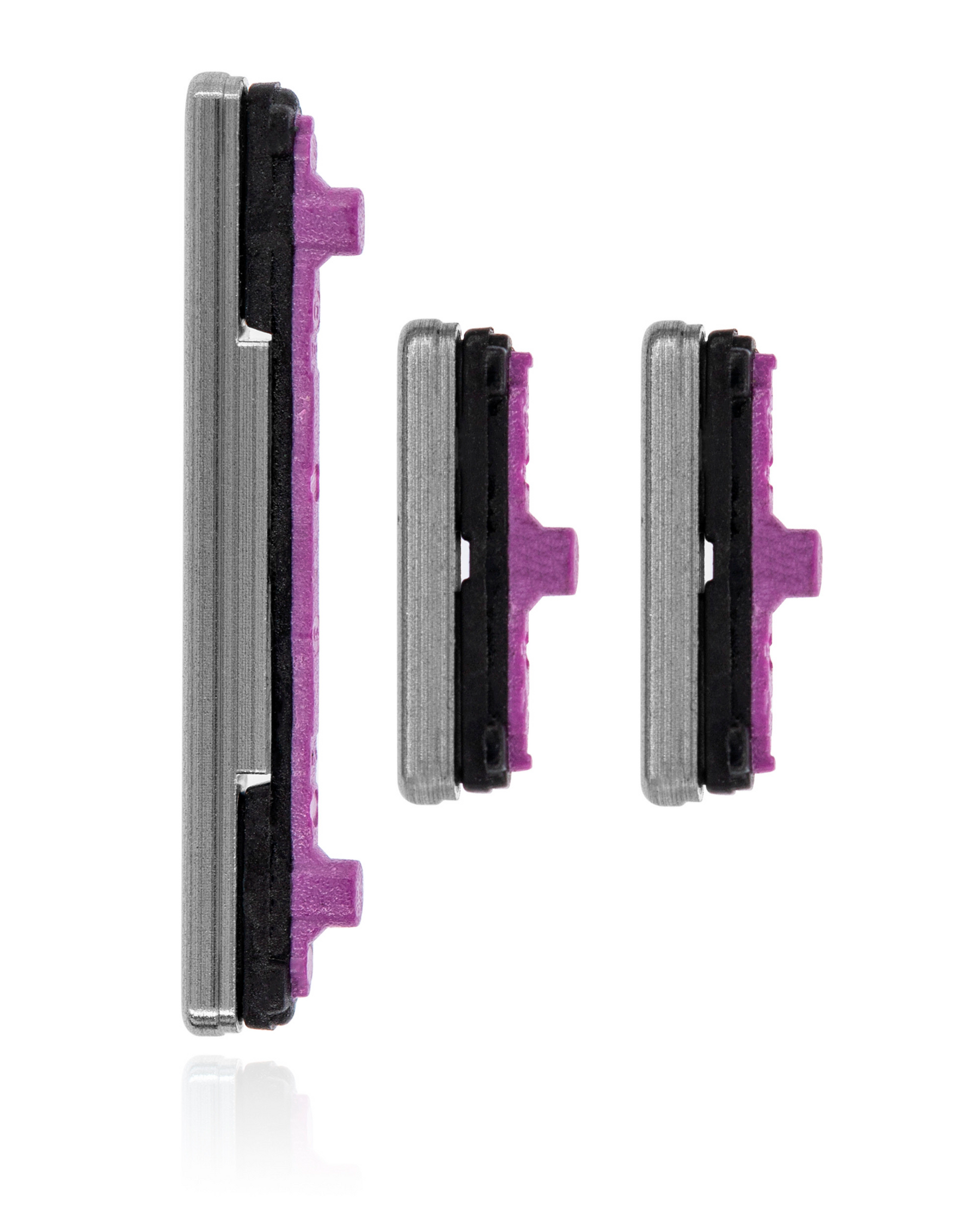 Replacement Hard Buttons (Power / Volume / Bixby) Compatible For Samsung Galaxy S10 Lite (Prism White)