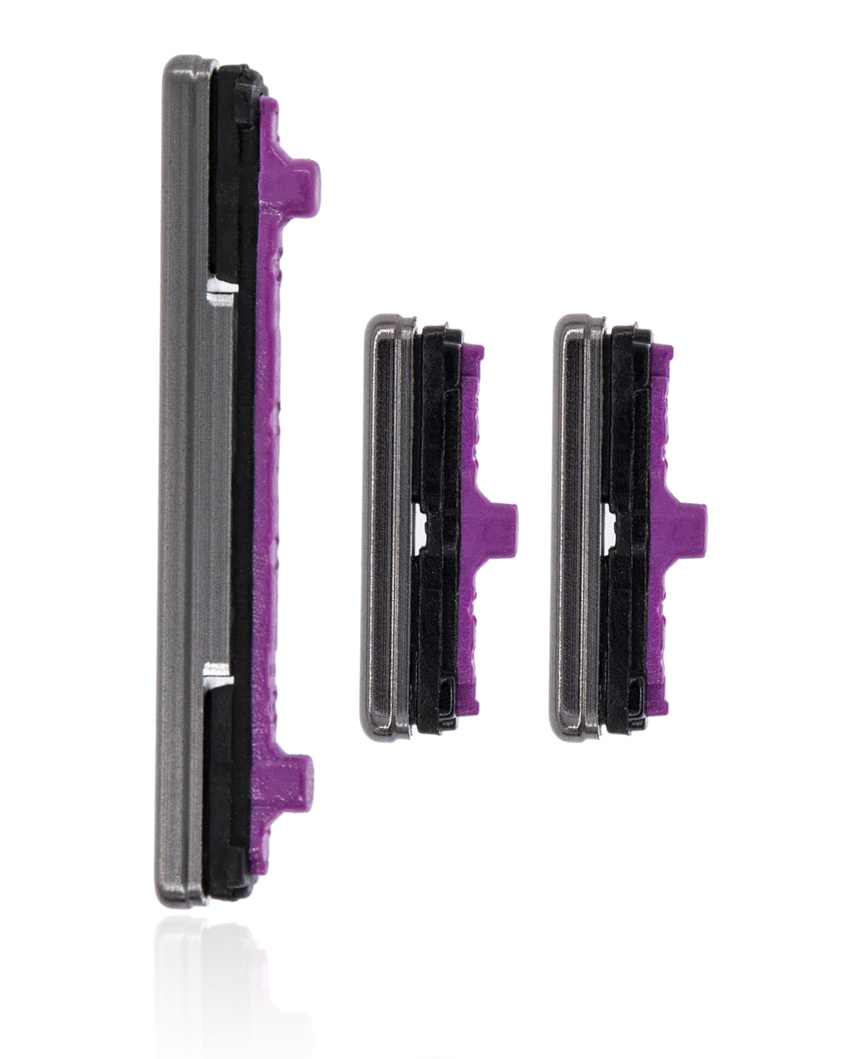 Replacement Hard Buttons (Power / Volume / Bixby) Compatible For Samsung Galaxy S10 Lite (Prism Black)