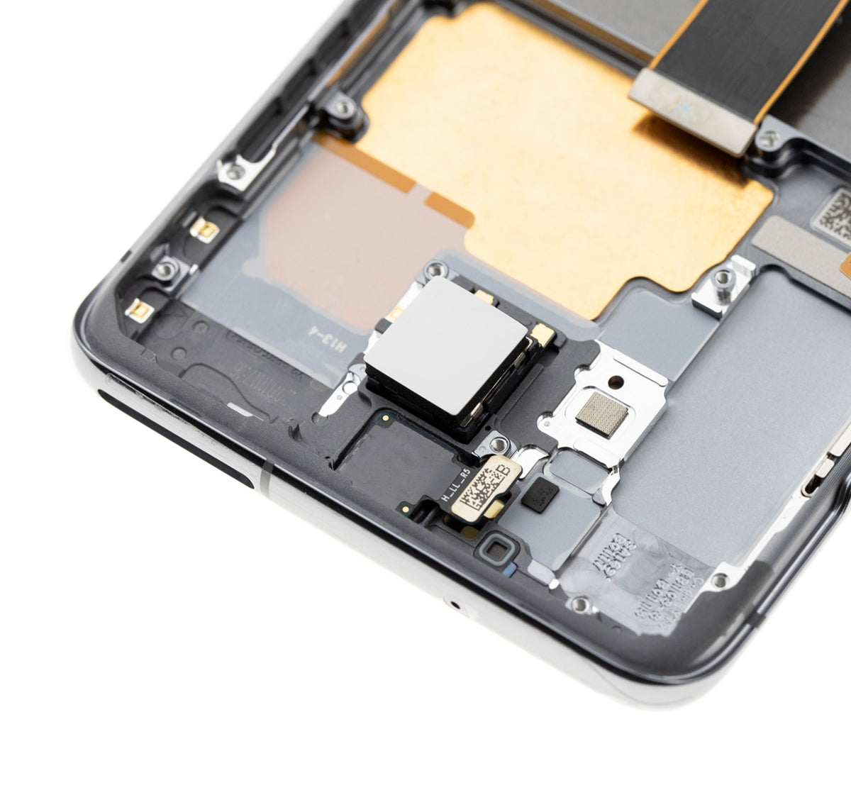 OLED Assembly With Frame Compatible For Samsung Galaxy S20 Plus 5G Replacement  (Refurbished) (Cosmic Gray)