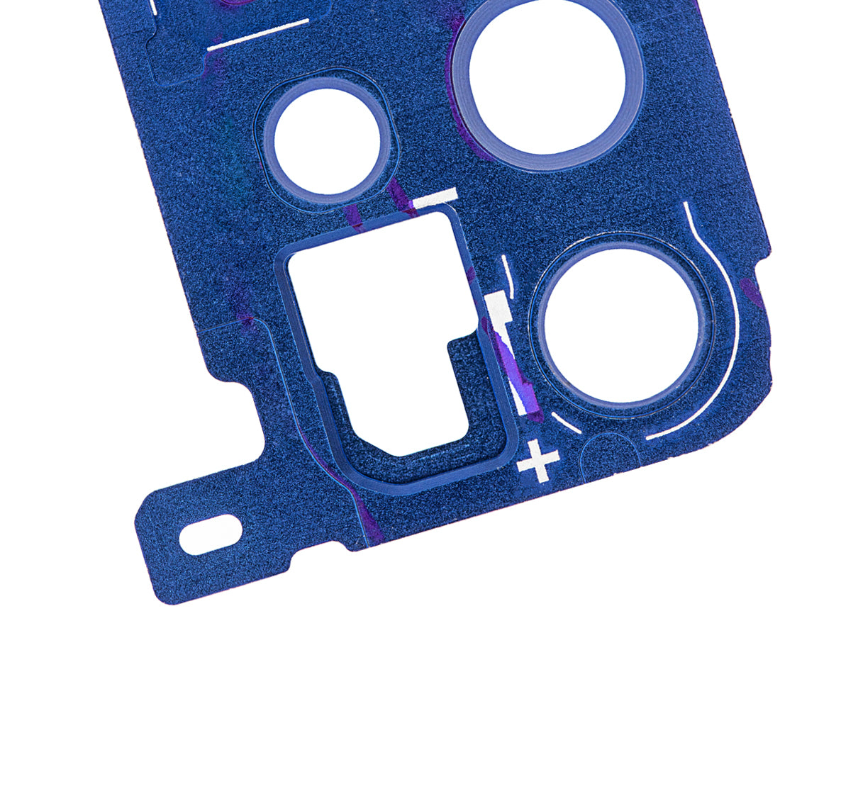 Replacement Back Camera Lens With Cover Bezel Ring Compatible For Samsung Galaxy S20 Plus (Cloud Blue)