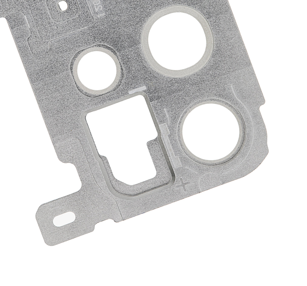 Replacement Back Camera Lens With Cover Bezel Ring Compatible For Samsung Galaxy S20 Plus (Cloud White)