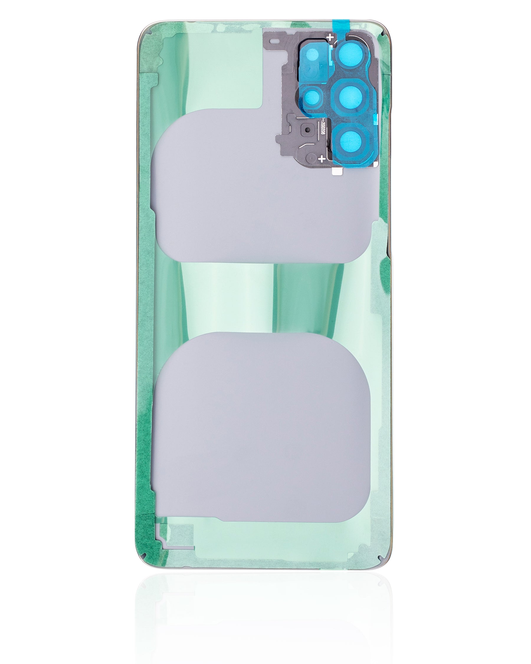 Back Cover Glass With Camera Lens Compatible For Samsung Galaxy S20 Plus Replacement  (No Logo) (Vemake) (Cosmic Black)