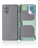 Replacement Back Cover Glass With Camera Lens Compatible For Samsung Galaxy S20 Plus (No Logo) (Vemake) (Cosmic Gray)