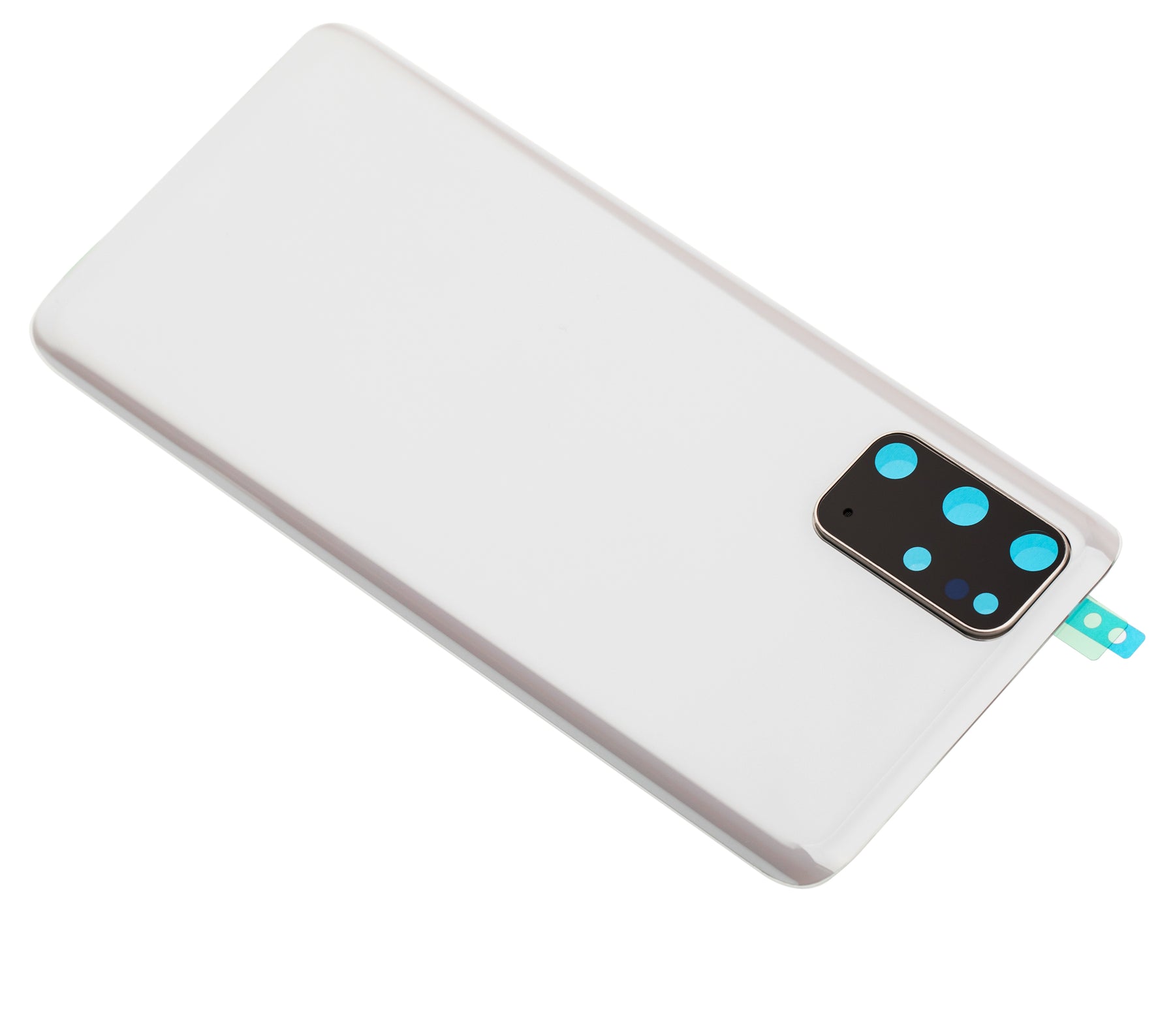 Back Cover Glass With Camera Lens Compatible For Samsung Galaxy S20 Plus Replacement  (No Logo) (Vemake) (Cloud White)