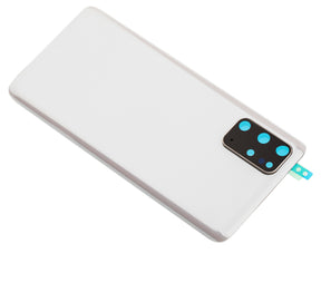 Back Cover Glass With Camera Lens Compatible For Samsung Galaxy S20 Plus Replacement  (No Logo) (Vemake) (Cloud White)