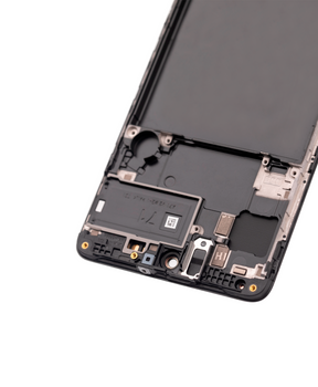 OLED Assembly With Frame Replacement  Compatible For Samsung Galaxy A71 (A715 / 2020) (Service Pack) (All Colors)